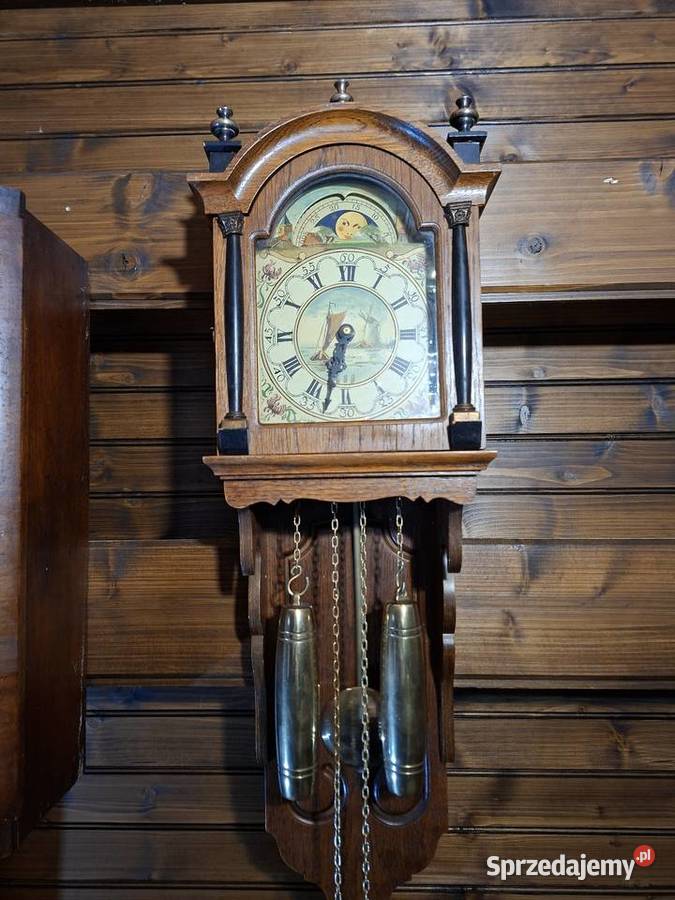 Wiszący zegar stary holenderski Rzeszów