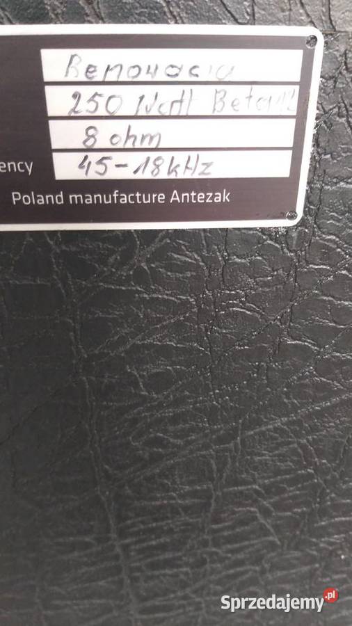 Kolumna glosnikowa 250 wat 8 om Rybnik