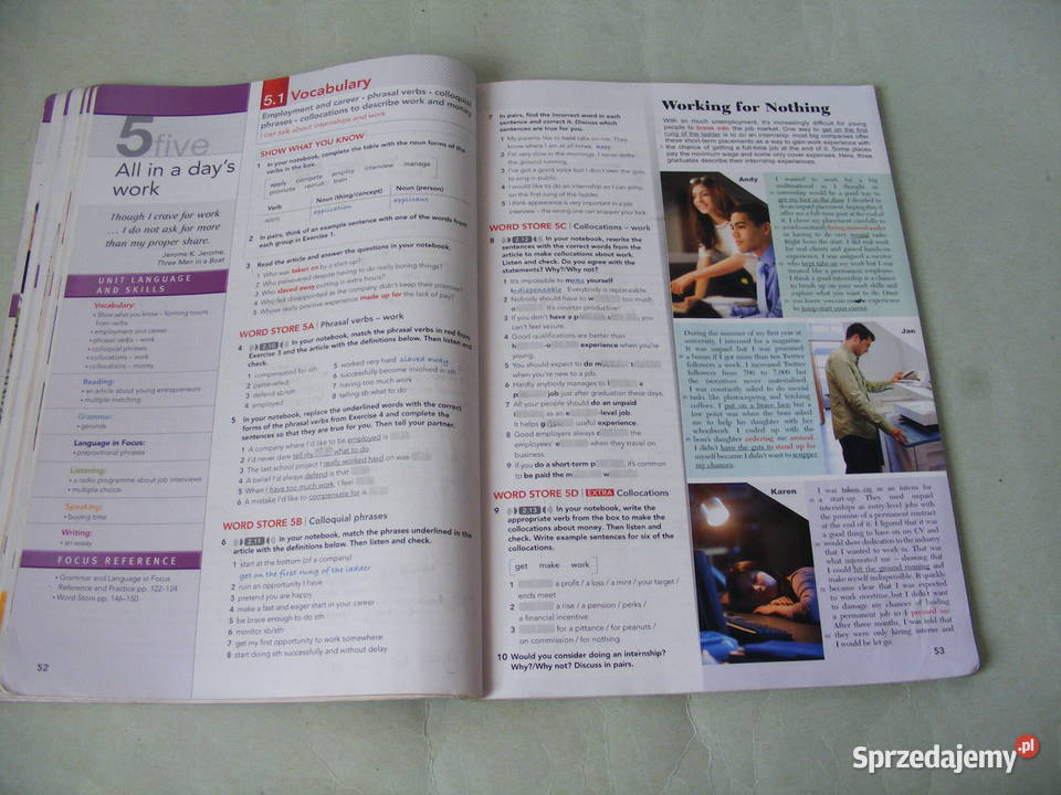 Matura Fokus 5 Students Book Workbook B2C1 Oborniki Śląskie