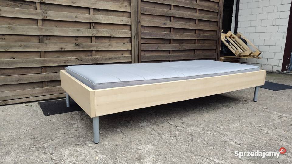 Łóżko 90x200 stelaż materac IKEA Sultan Warszawa
