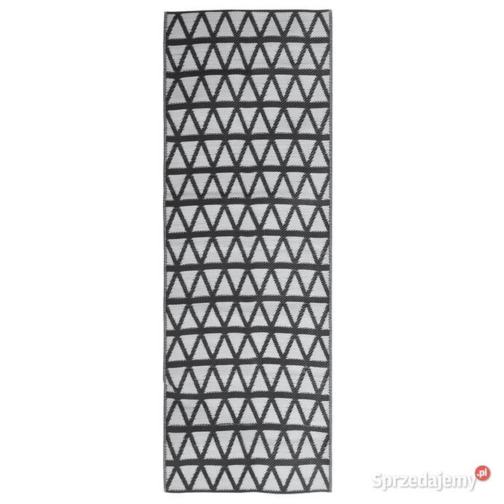Dywan zewnętrzny czarny 80 x 250 PP WM317006 Warszawa sprzedam