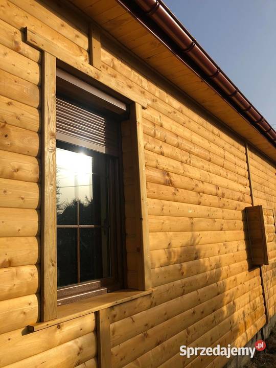 Elewacja z Drewna PółBal Prosta Żabno