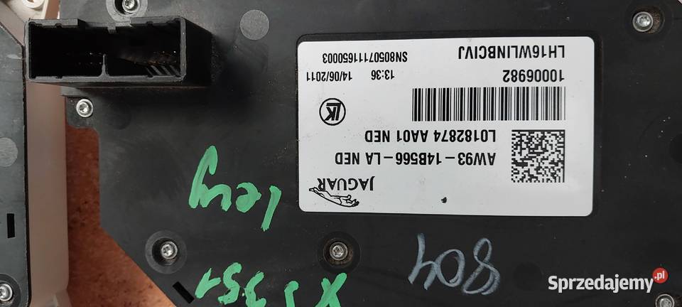 Panel przełącznik fotela lewy JAGUAR XJ X351 Szczecin