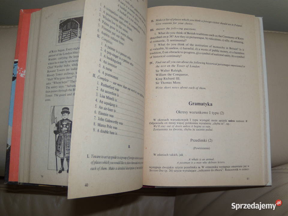 We use English Rok wydania 1989 Warszawa sprzedam
