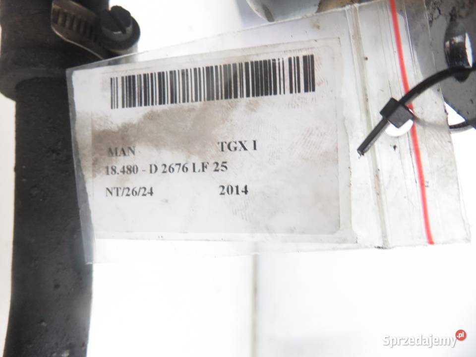 PRZEWÓD WSPOMAGANIA MAN TGX I 18480 D 2676 LF 25 Przewody układu wspomagania