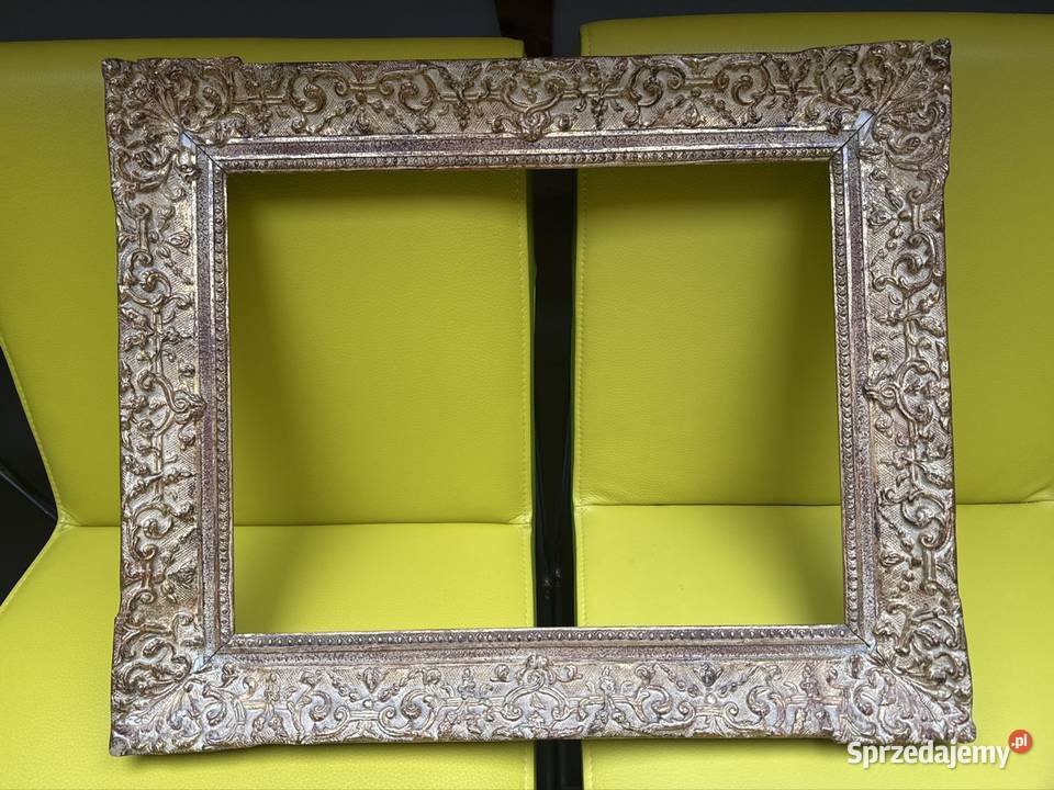 Stara sygnowana rama Ets Daniel Schleiper Fils Długopole-Zdrój