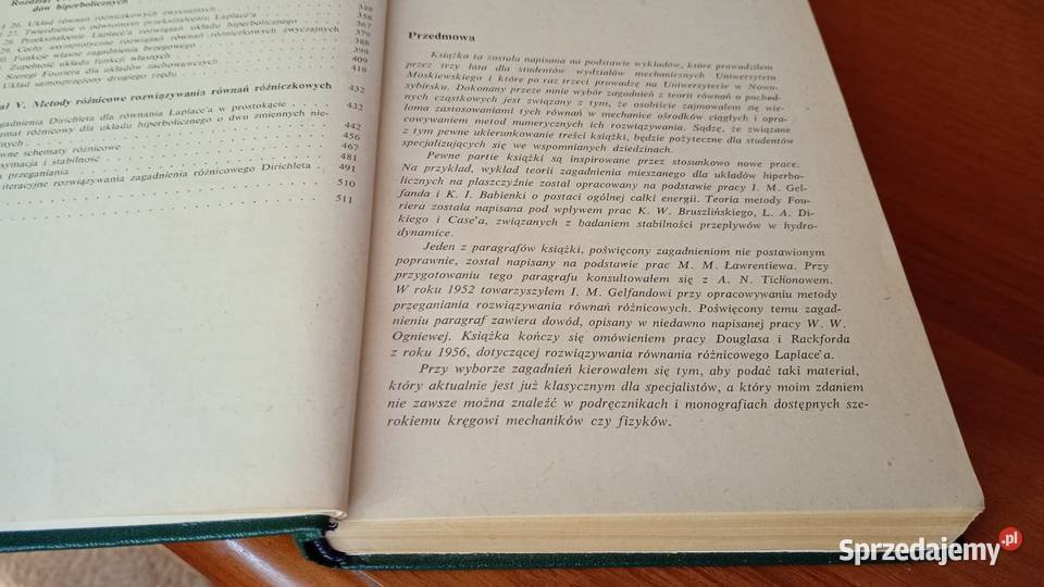 Równania fizyki matematycznej S K Godunow Podręczniki pomorskie Gdańsk sprzedam