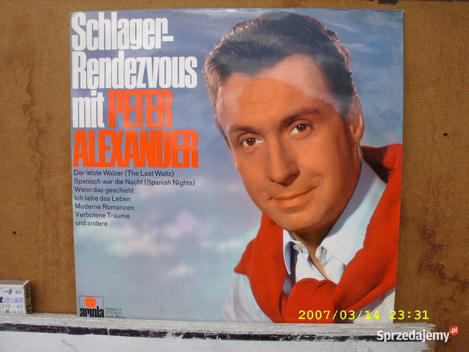 Plyta LP PETER ALEXANDER 2 LP GERMANY Wołów sprzedam