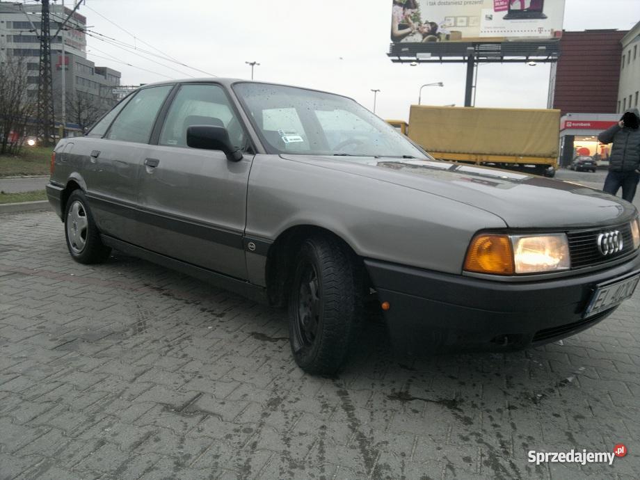 Klasyk Audi 80 B3 18 BenzynaGAZ Dwa Komplety kół Łódź