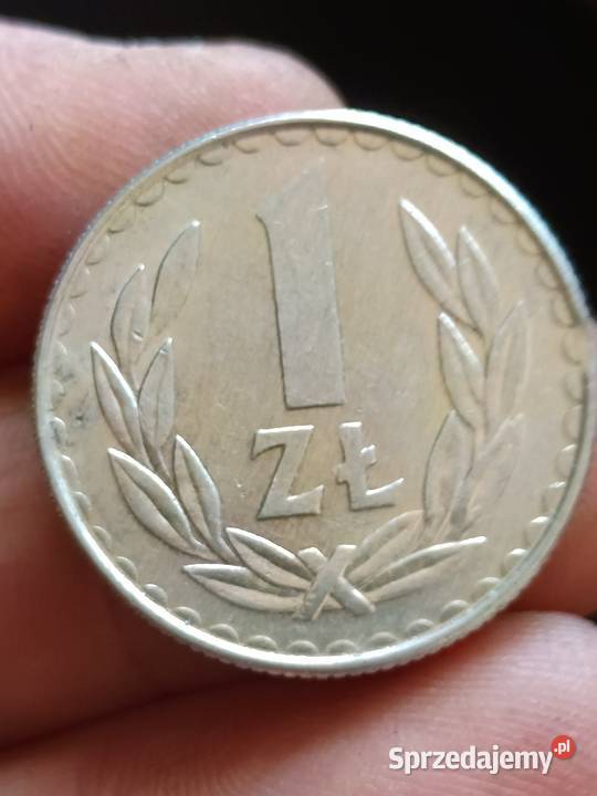 Sprzedam 1 zloty 1988 r odkroj blachy Numizmatyka Chełm