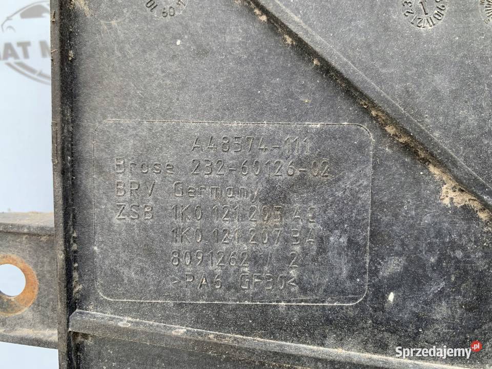 AUDI A3 II 8P7 LIFT 11r wentylator chłodnicy świętokrzyskie Kielce