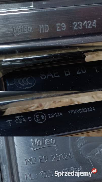 VW GOLF VIII 8 LAMPA DRL LED ATRAPY GRILLA LEWY wielkopolskie Pleszew