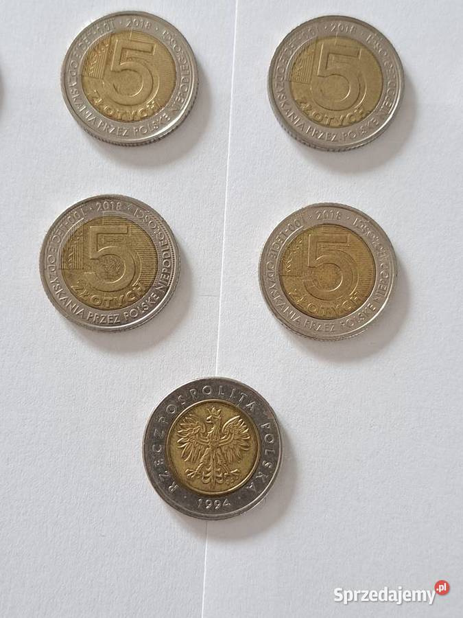 Moneta 5 15 100 lecie odzyskania polskę Radom
