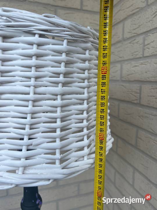 Lampa stojąca drewniana Vintage Boho shabby chic Długopole-Zdrój