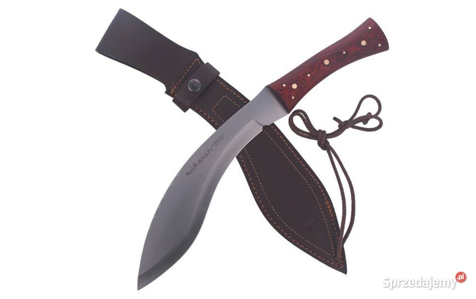 Nóż Muela Kukri26M Rosewood Pakkawood Satin Akcesoria, narzędzia i noże