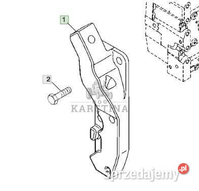 John Deere 7830 Podpora Prawa Lewa R184430