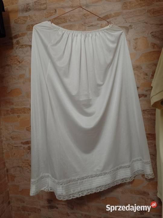 4XL5XL Ekskluzywna biała półhalka pod spódnicę z Kraków