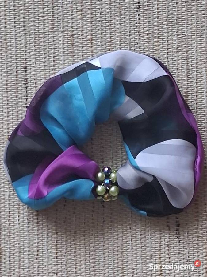 materiałowe gumki do włosów