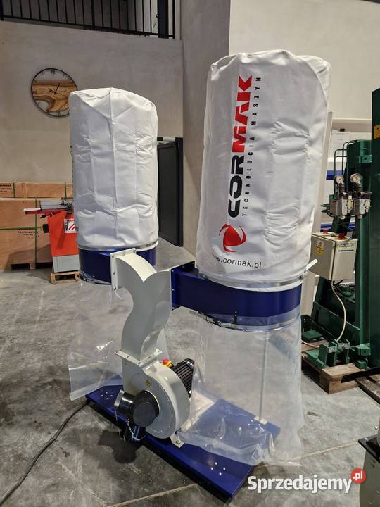 Odciag do trocin CORMAK FM 300S Wyciąg 2 workowy