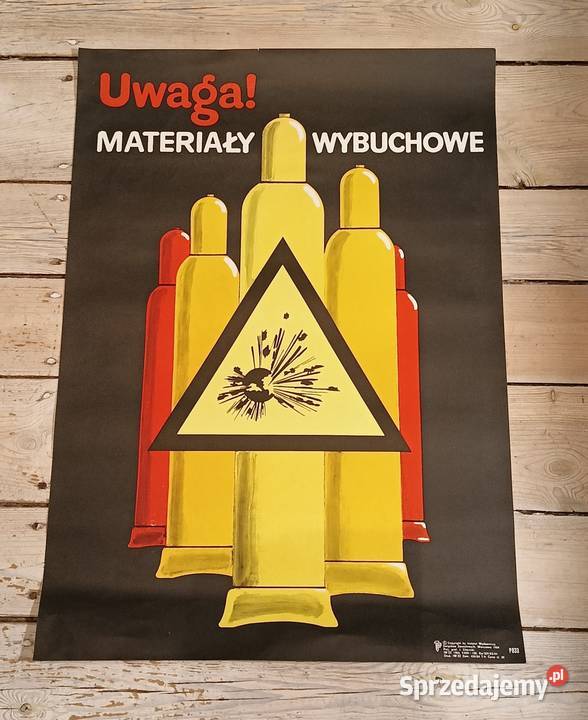 Oryginalne plakaty BHP PRL Opole sprzedam