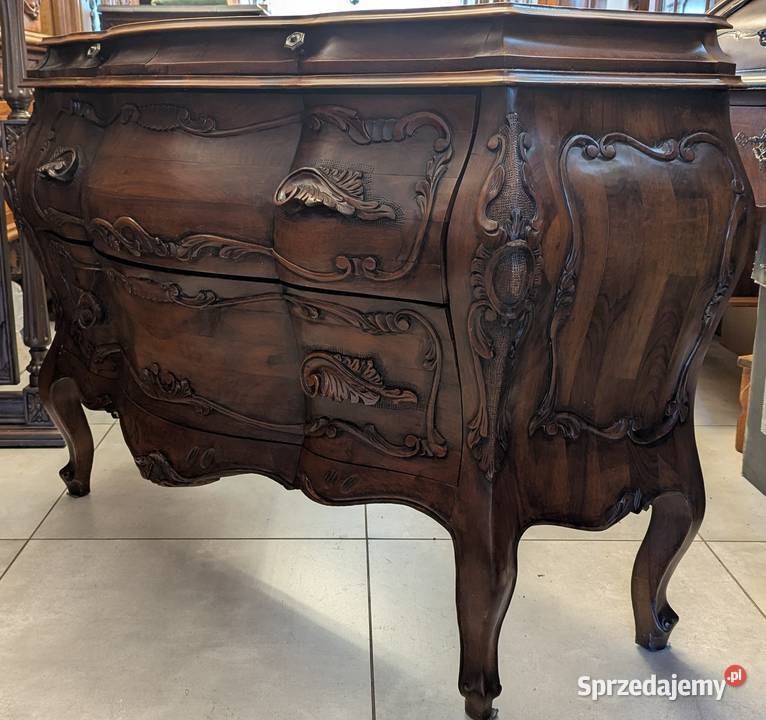 Wspaniała komoda neobarokowa orzech sklep Meble Dąbrowa Górnicza