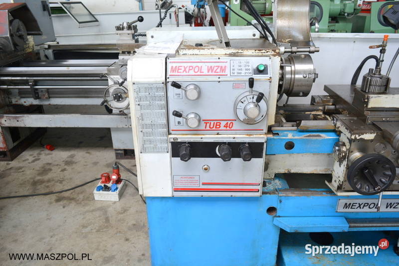 Tokarka uniwersalna TUB 40 x 1000 rb 2009 MEXPOL Produkcja Głowno