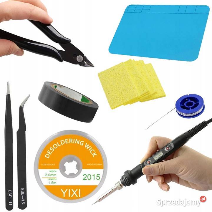 Lutownica Precyzyjna 80W OC80W z Akcesoriami Ludźmierz