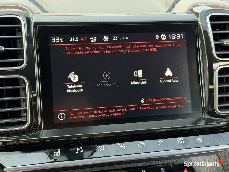 Citroen C5 Aircross 15HDi światła LED