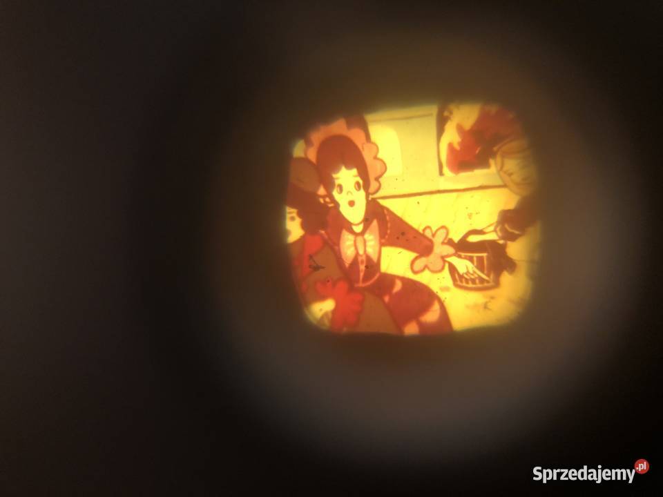 Telewizorek zabawka z przezroczami bajka o Jaworzno