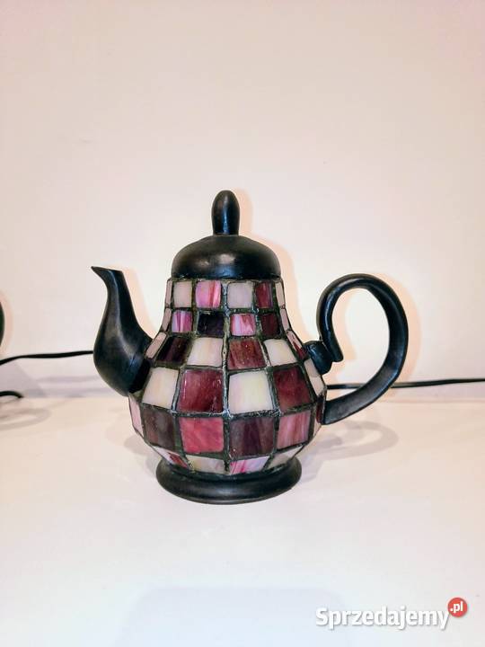 Tiffany lampa witrażowa stołowa nocna biurowa Lampy stołowe i nocne Zaręba