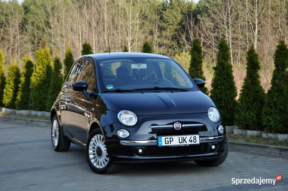Fiat 500 12i69PanoramaKlimatronikWelurChromI mazowieckie Ostrów Mazowiecka
