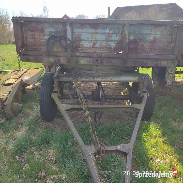 Przyczepa D47 Wywrotka dolnośląskie Zgorzelec sprzedam