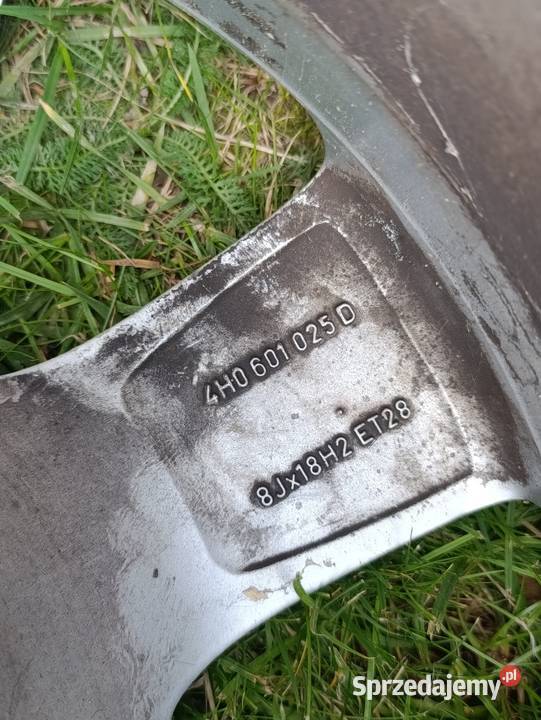 4x Felga Aluminiowa 19 Ori Audi ET28
