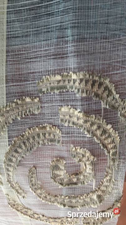 Organtyna oliwka 160 x 110 firanka zieleń Radom sprzedam