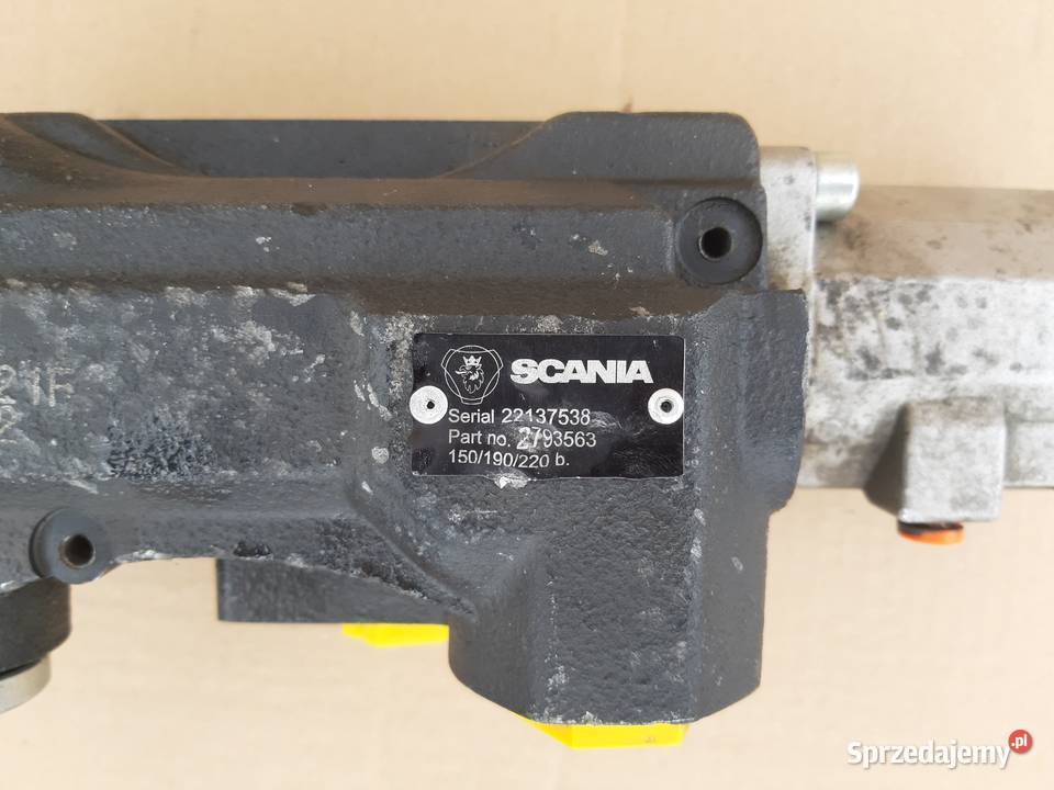 SCANIA HYDRAULIKA PRZYSTAWKA ZAWÓR ROZDZIELACZ Trzciel