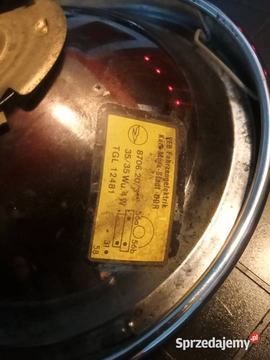 Simson S51 SR50 lampa przednia oryginalna Części i akcesoria motocyklowe Ożarów Mazowiecki