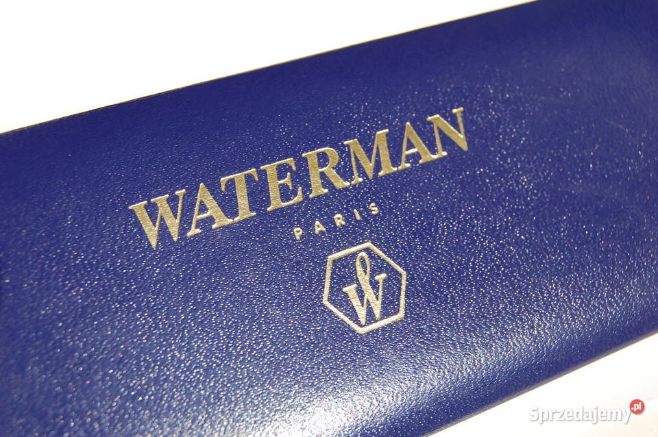 Długopis Waterman Hemisphere stal złoto vintage