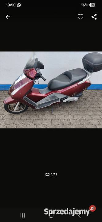 Skuter Honda Pantheon 125 nieuszkodzony Honda Sosnowica