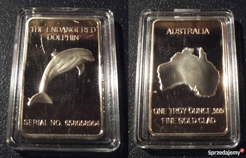 Numizmat DELFIN fine gold 999 małopolskie Kraków