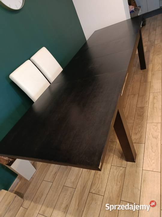 Stół z krzesłami komplet 90cm Kamienica