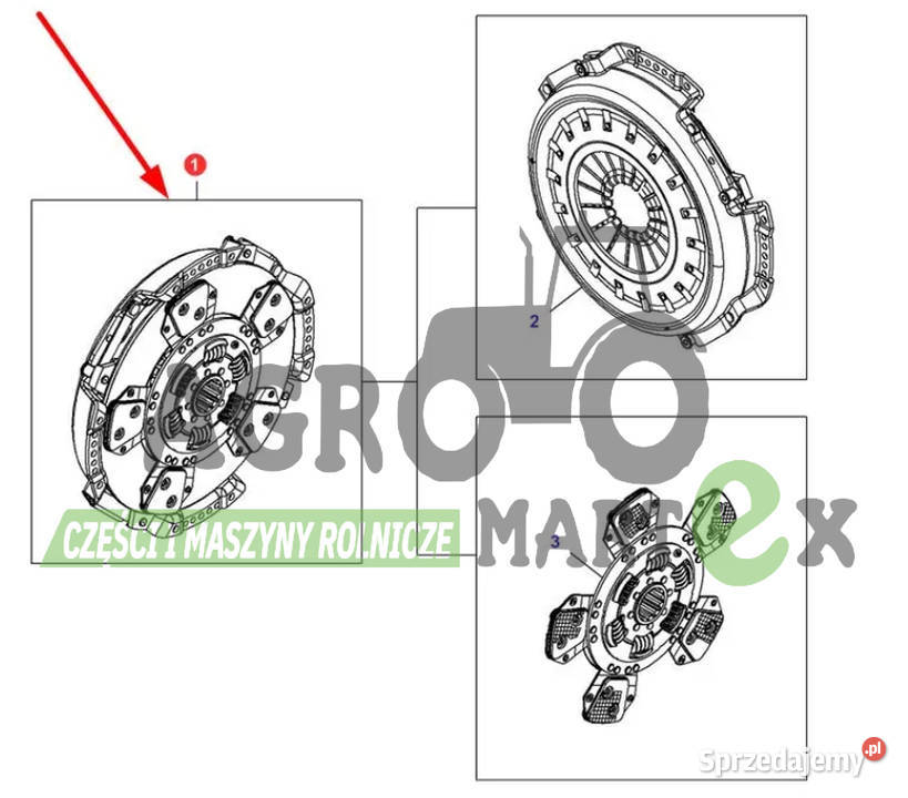 VA205510 ZESTAW SPRZĘGŁA AGCO Wichrów