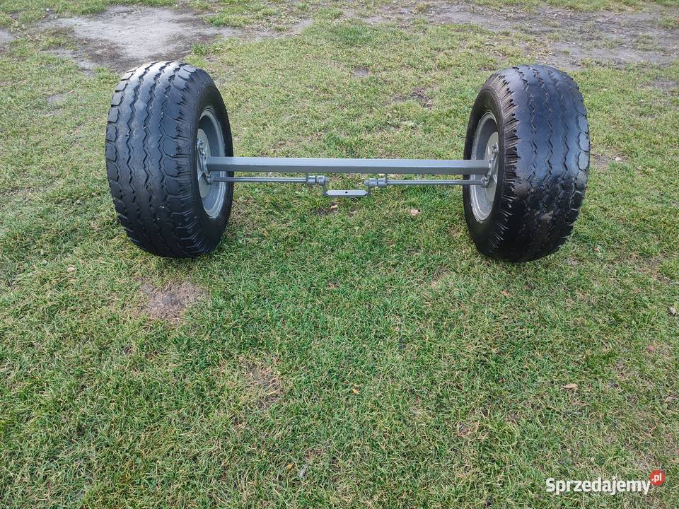 Oś z kołami hamowana 125 80 r18 do przyczepy świętokrzyskie Sędziszów