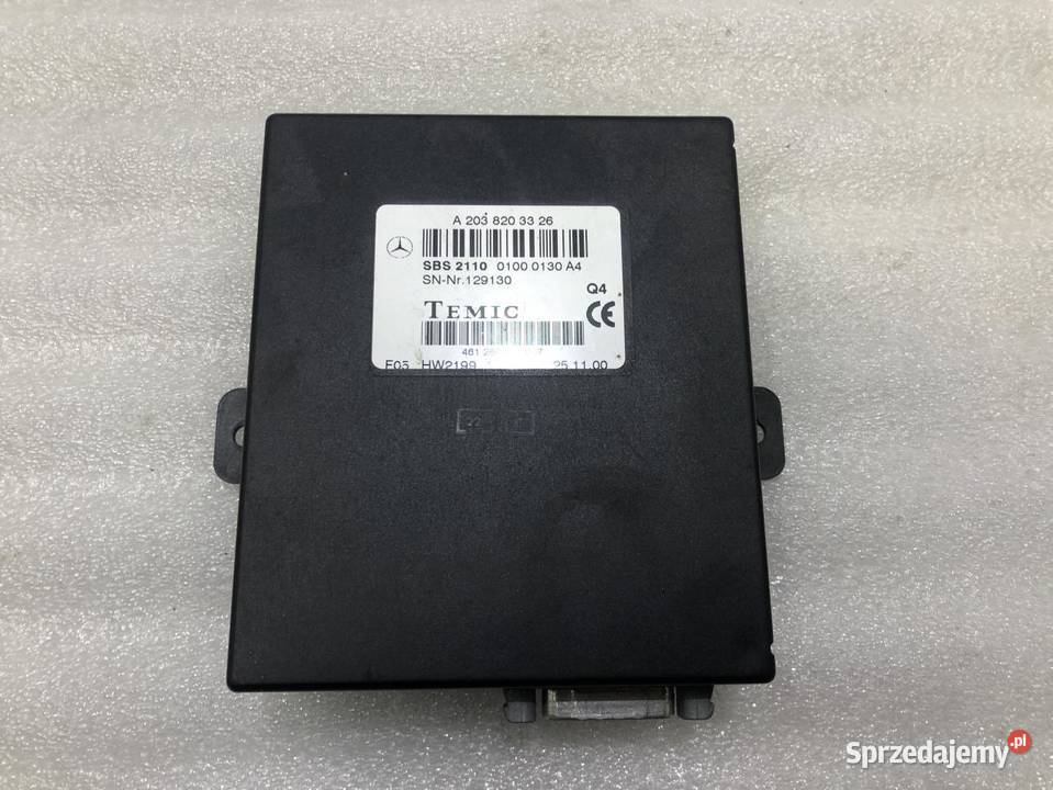 MODUŁ STEROWNIK GŁOSU MERCEDES W203 A2038203326