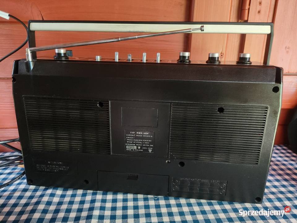 Radiomagnetofon UNITRA RMS 404 Radioodtwarzacze łódzkie Zduńska Wola sprzedam