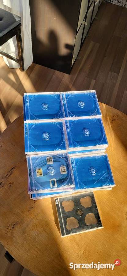 Etui pudełko plastikowe na płyty CDDVD grube Dyski, napędy i nośniki Wojkowice Kościelne