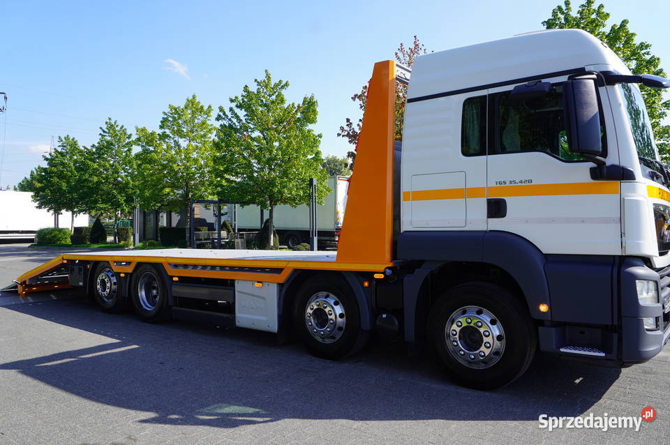 MAN TGS 35420 82 NOWA laweta 20 t 3 osie skrętne jedno łóżko Kraków