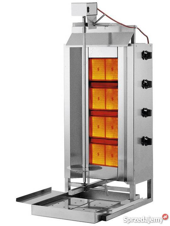 Zestaw do kebaba opiekacz gazowy grill