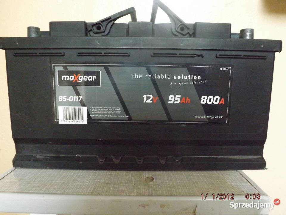 Sprzedam akumulator Maxgear 12V95Ah800A Warszawa