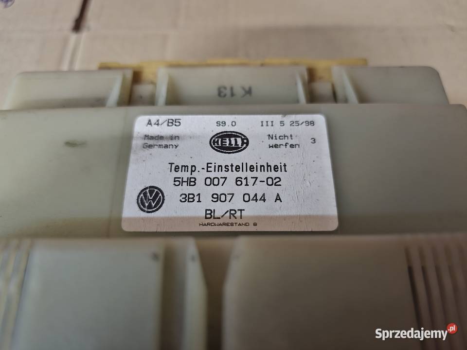 Panel Climatronic VW Passat B5 FL Golf 4 Bora osobowe Klępicz
