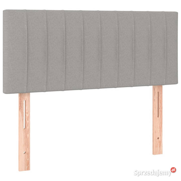 Zagłówek do łóżka z LED jasnoszary 90x5x7888 Ramy i stelaże Warszawa sprzedam
